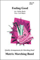 Feeling Good Marching Band sheet music cover